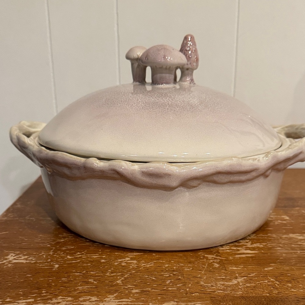 Anthropologie White Ceramic Dish
